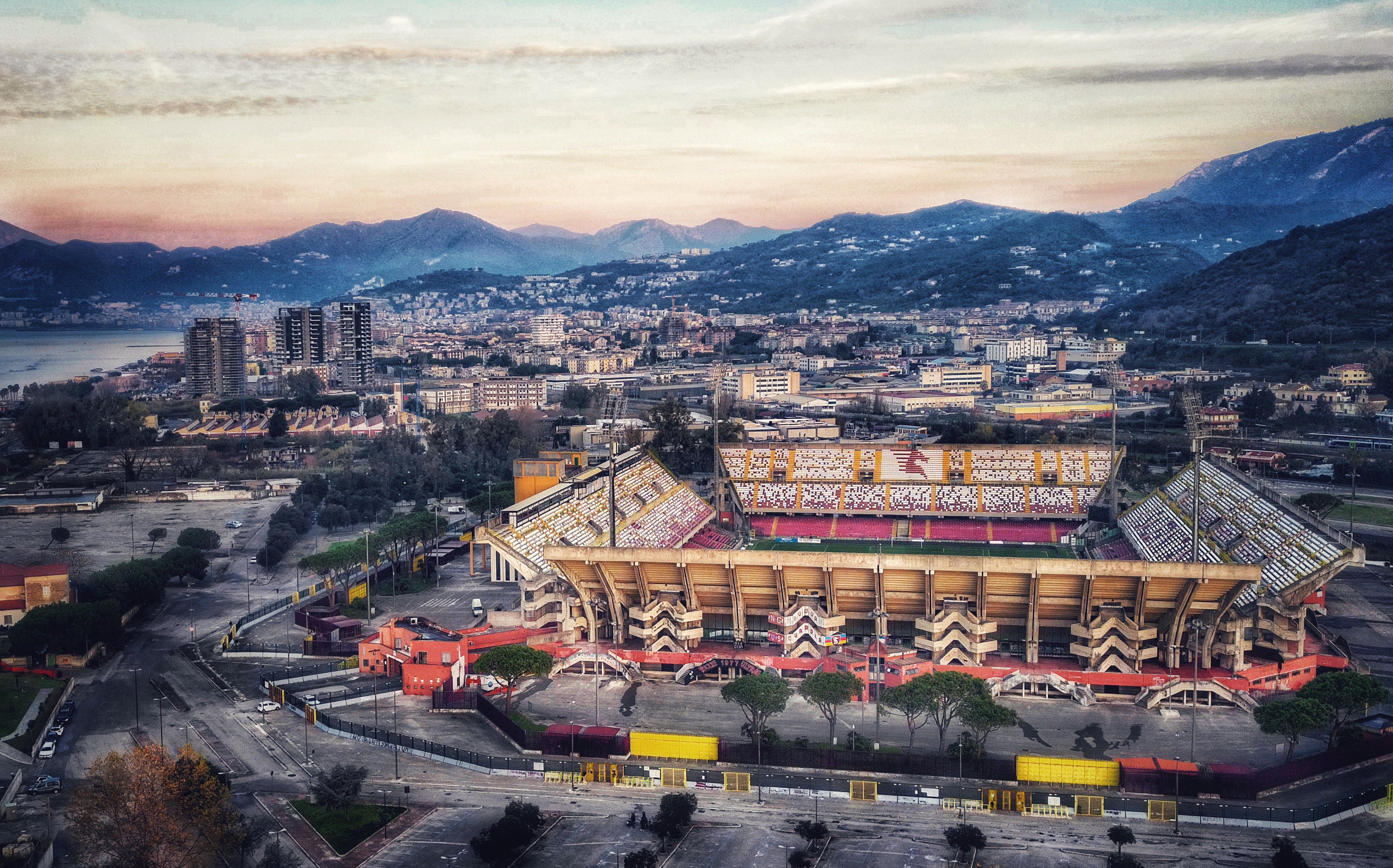 Stadio Arechi in Salerno.