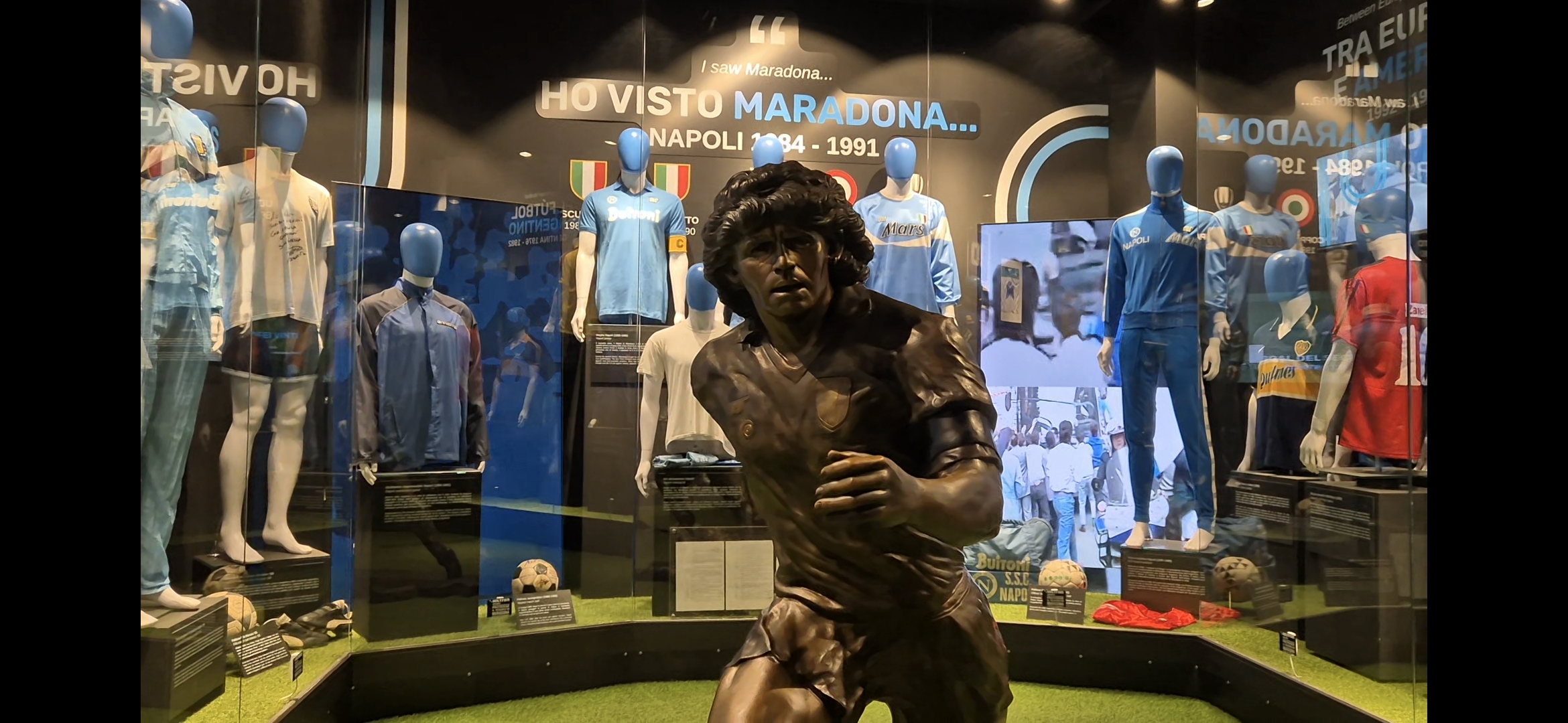 Shirts, Medals and THAT Jacket in the New Maradona Museum in Naples
