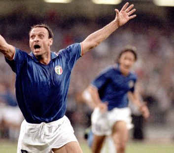 Toto Schillaci during Italia '90.