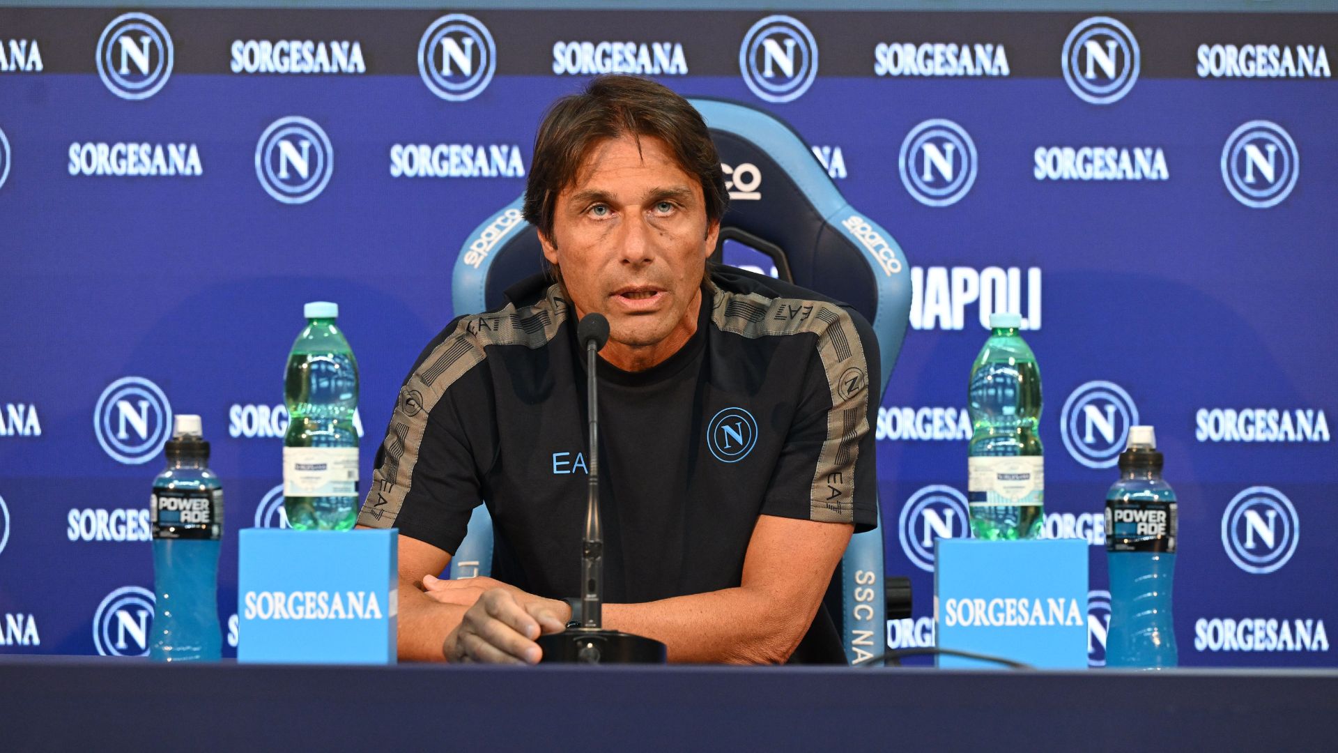 Conte Napoli press conference