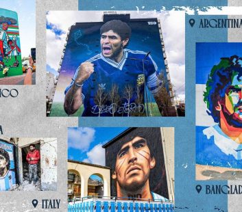 Maradona murales
