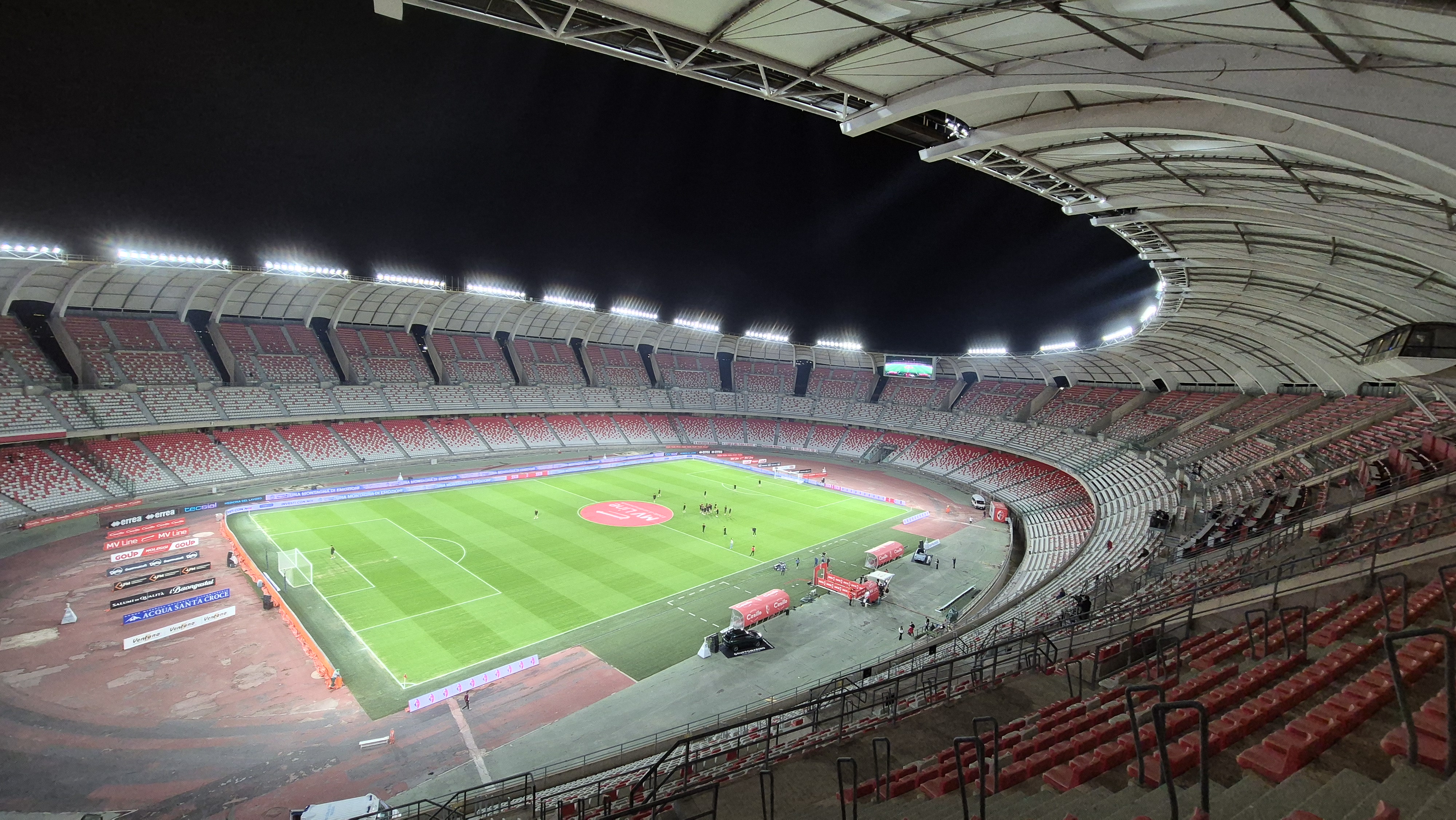 Bari Home Stadium Corner Angle San Nicola