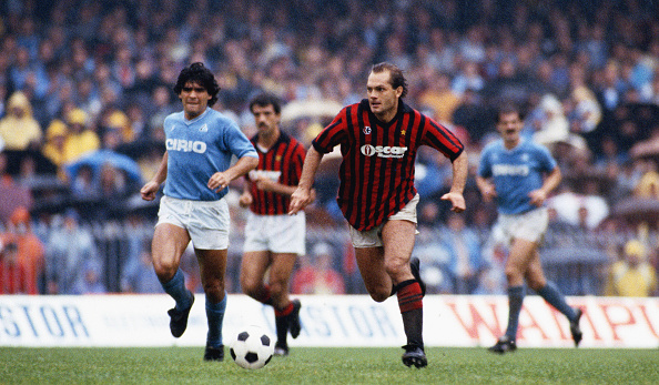Ray Wilkins and Maradona