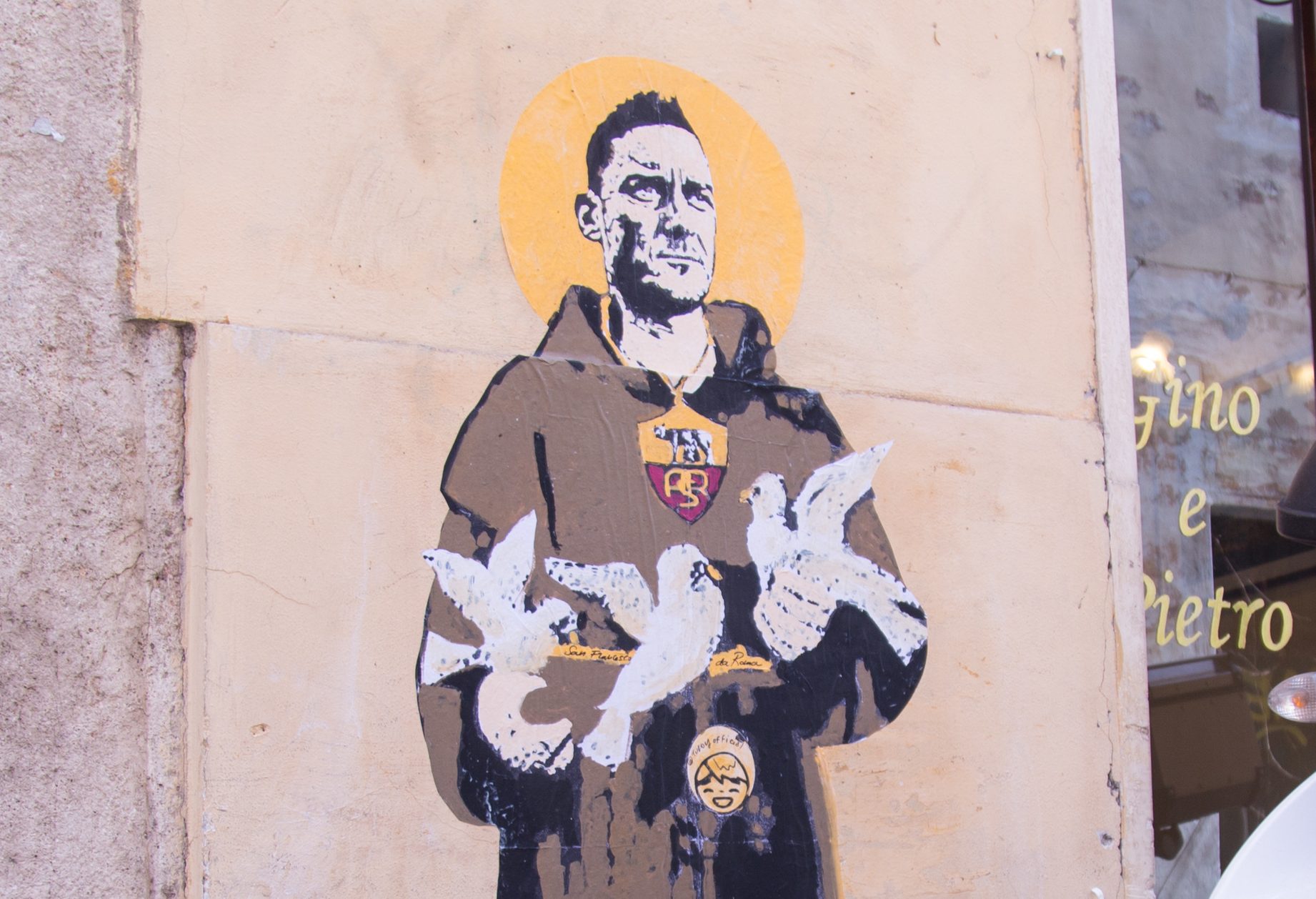 There’s Only Three Francesco Tottis! City Murals Honour the King of Rome