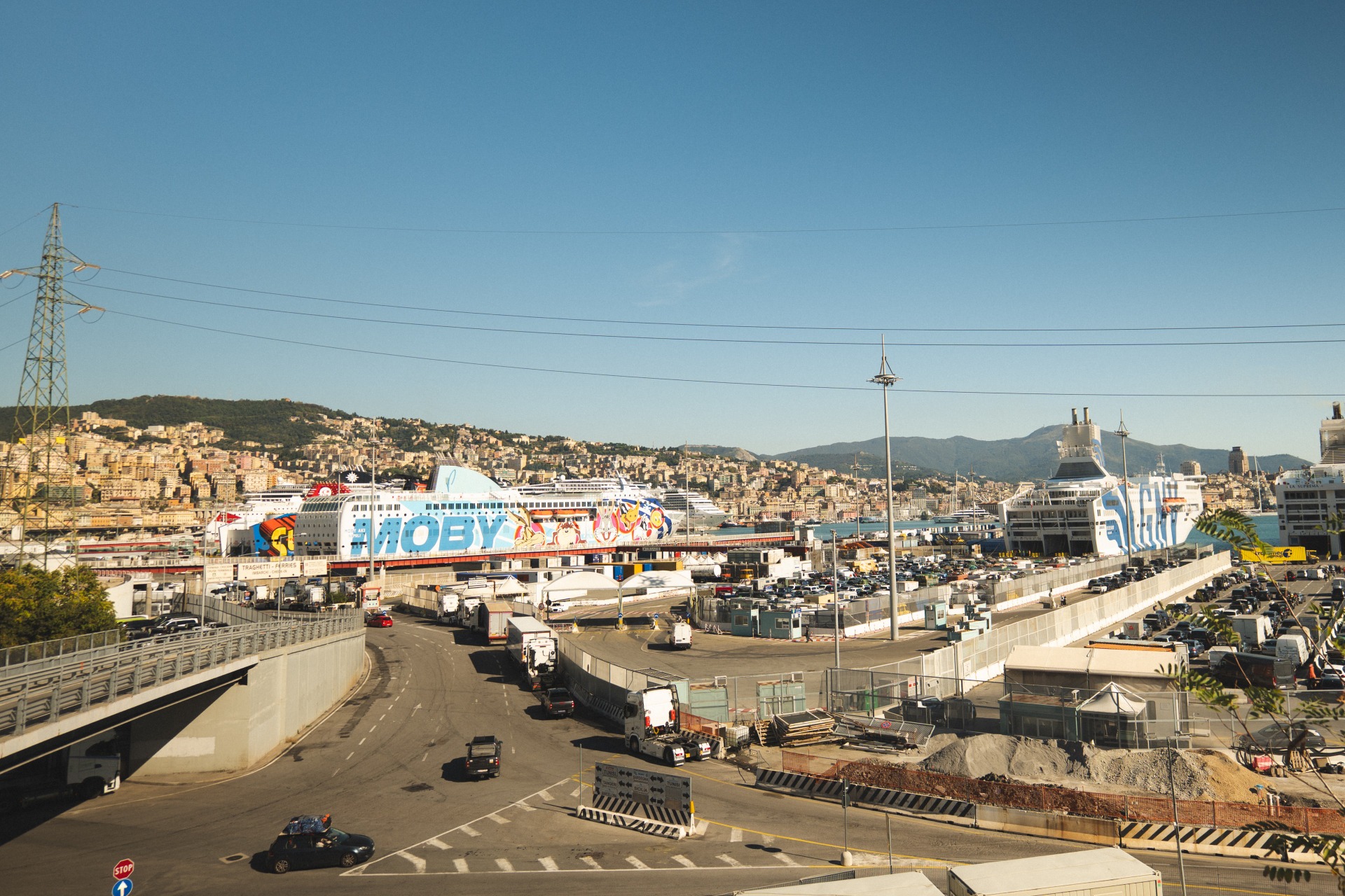 Genoa The Port And The Skyline Destination Calcio