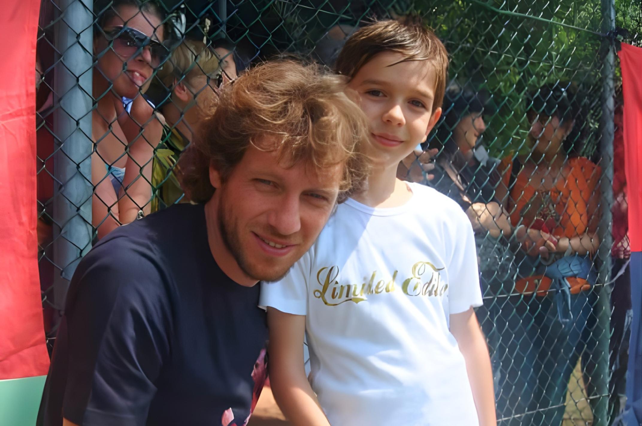Tomas Giacomelli And Genoa Captain Marco Rossi Sm