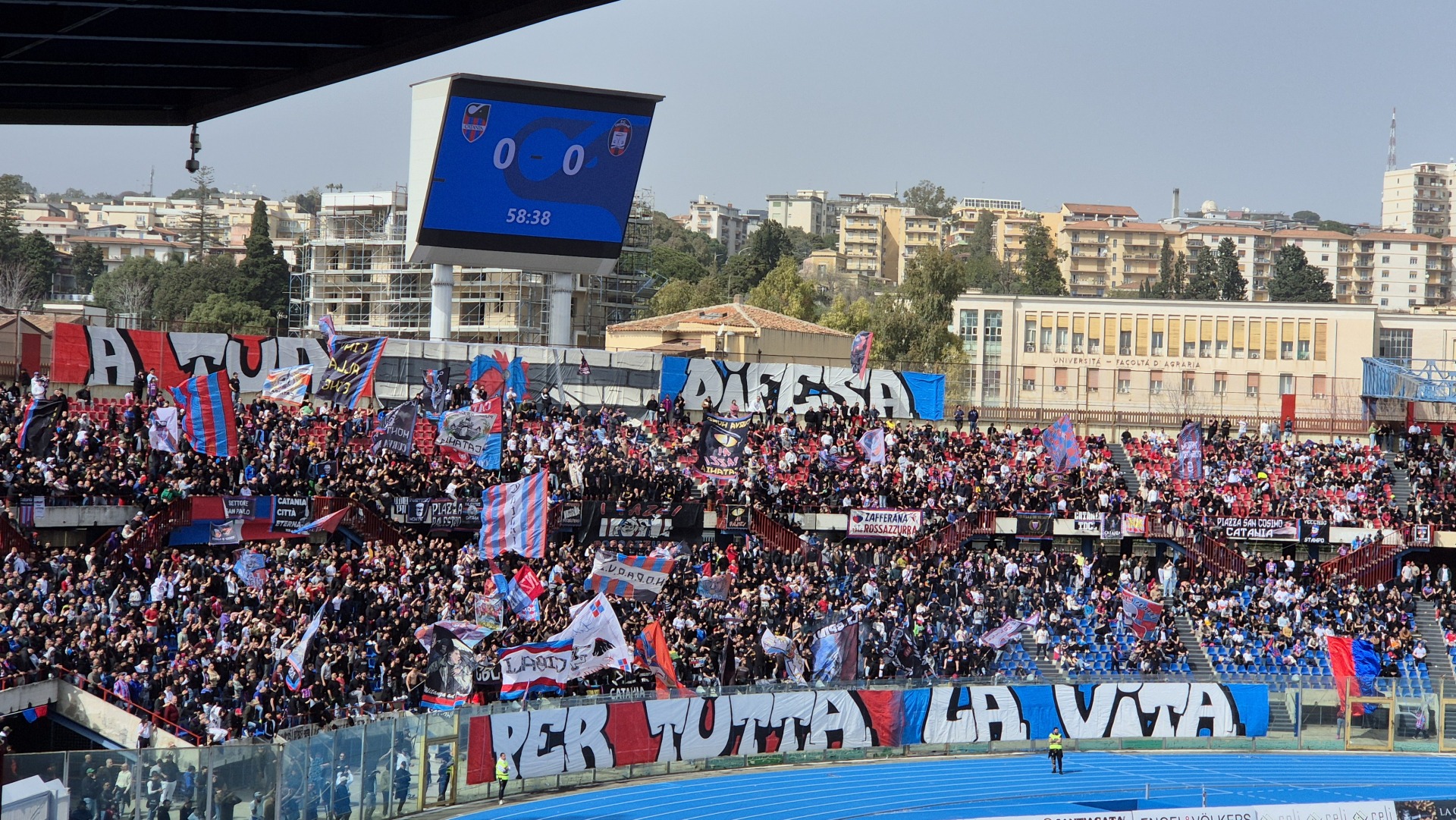 Catania Fans In Stadium