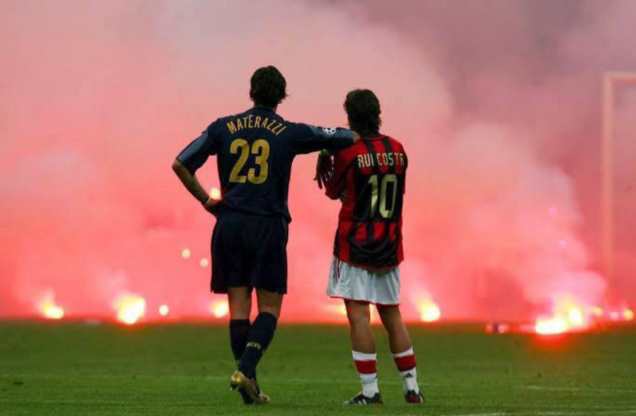 Milan Derby Rui Costa Materazzi 1